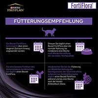 Produktbild von Purina Pro Plan FortiFlora Probiotika Pulver zur Unterstützung der Magen-Darm-Gesundheit für Katzen und Kitten 30 x 1 g - 30 x 1 g