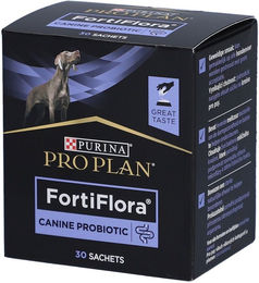 Purina Pro Plan FortiFlora Probiotisches Nahrungsergänzungsmittel für Hunde zur Unterstützung von Verdauung und Immunsystem 30 Beutel – Bild 1 von 10
