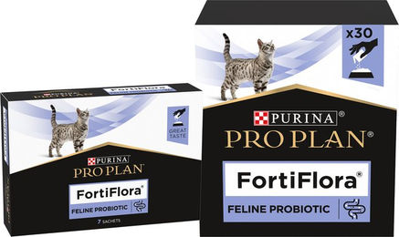 Purina Pro Plan Fortiflora Probiotisches Pulver für Katzen zur Unterstützung von Magen-Darm und Immunsystem 30 x 1 g – Bild 1 von 9