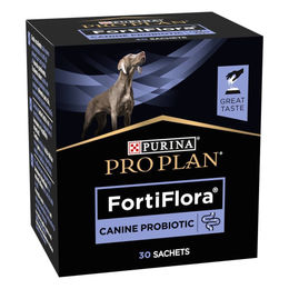Purina Pro Plan FortiFlora Probiotisches Pulver zur Unterstützung der Magen-Darm-Verdauung für Hunde und Welpen 30 Beutel à 1 g – Bild 1 von 13