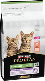 Purina Pro Plan Kitten Healthy Start Lachs Trockenfutter für Katzen ohne Farb- und Aromastoffe 1,5 kg – Bild 1 von 4