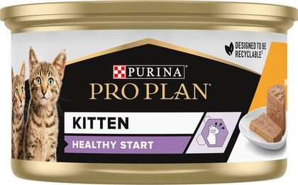 Purina Pro Plan Kitten Mousse Huhn 24 x 85 g - 24 x 85 g – Bild 1 von 3