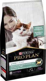 Produktbild von Purina Pro Plan LiveClear Kitten Katzenfutter Truthahn Hypoallergen 1,4 kg - 1,4 kg