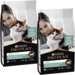 Purina Pro Plan Liveclear Kitten Truthahn Hypoallergenes Katzenfutter 2x1,4 kg - 2 x 1,4 kg – Bild 1 von 3