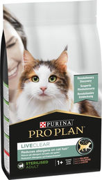 Purina Pro Plan LiveClear Sterilised Cat Adult Lachs 1,4 kg Beutel – Bild 1 von 6