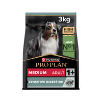 Produktbild von Purina Pro Plan Medium Adult Hundefutter Sensitive Digestion Lamm 2 x 3 kg