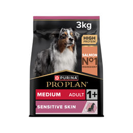Purina Pro Plan Medium Adult Hundefutter Sensitive Skin Lachs 2 x 14 kg – Bild 1 von 2
