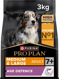 Purina Pro Plan Medium & Large Adult Senior Trockenhundefutter Huhn 3 kg - 3 kg – Bild 1 von 5
