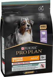 Purina Pro Plan Medium & Large Adult Sensitive Digestion Getreidefreies Hundefutter 2 x 12 kg – Bild 1 von 3