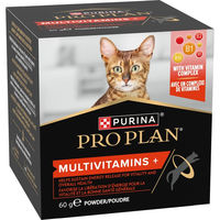 Produktbild von Purina Pro Plan Multivitamin Nahrungsergänzung für erwachsene Katzen zur Unterstützung von Haut und Fell Pulver 60 g
