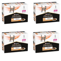 Produktbild von Purina Pro Plan OM Obesity Management Katzen Nassfutter Huhn Adult zur Gewichtskontrolle 4 x 85 g