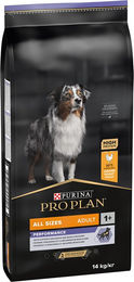 Purina Pro Plan Performance Hundefutter Adult für alle Größen mit Huhn, hoher Fleischanteil, 14 kg - 14 kg – Bild 1 von 6
