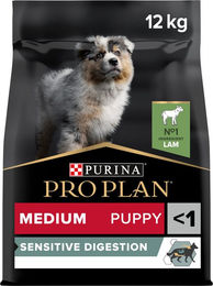 Purina Pro Plan Sensitive Digestion Medium Puppy Hundefutter Lamm Getreidefrei 12 kg - 12 kg – Bild 1 von 5