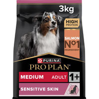 Produktbild von Purina Pro Plan Sensitive Skin Medium Adult Hundefutter mit Lachs 3 kg - 3 kg