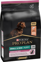 Produktbild von Purina Pro Plan Small & Mini Puppy Sensitive Skin Welpen Trockenfutter Lachs glutenfrei und getreidefrei 3 kg - 3 kg