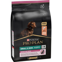 Produktbild von Purina Pro Plan Small & Mini Puppy Sensitive Skin Welpen Trockenfutter Lachs glutenfrei und getreidefrei 3 kg - 3 kg