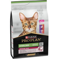 Produktbild von Purina Pro Plan Sterilised Adult Katzenfutter Ente zur Gewichtskontrolle ohne Farb- und Aromastoffe 3 kg