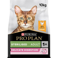 Produktbild von Purina Pro Plan Sterilised Adult Katzenfutter mit Huhn für sensible Verdauung 10 kg - 10 kg