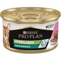 Produktbild von Purina Pro Plan Sterilised Adult Katzenfutter Paté Thunfisch und Lachs 24 x 85 g - 85 g