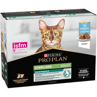 Produktbild von Purina Pro Plan Sterilised Adult Maintenance Katzenfutter Kabeljau Stückchen in Sauce 10 x 75 g - 10 x 75 g