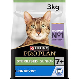 Purina Pro Plan Sterilised Senior 7+ Katzenfutter Trockenfutter Truthahn 3 kg - 3 x 3 kg – Bild 1 von 5