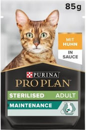 Purina Pro Plan Sterilized Nutrisavour Huhn Stückchen in Sauce für erwachsene Katzen 26x85g - 26 x 85 g – Bild 1 von 3