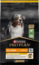 Purina Pro Plan Veterinary Adult Light Sterilised Hundefutter Lamm für alle Größen 3 kg – Bild 1 von 4
