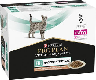 Purina Pro Plan Veterinary Diet Feline Gastrointestinal Nassfutter Lachs für Katzen 10 x 85 g - 10 x 85 g – Bild 1 von 13