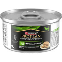 Produktbild von Purina Pro Plan Veterinary Diets Canine Mousse Hypoallergenic Monoprotein Veterinärdiät für Hunde aller Altersstufen 24 x 195 g