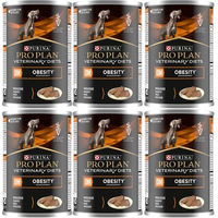 Produktbild von Purina Pro Plan Veterinary Diets Canine OM Obesity Management Mousse Diätfutter zur Gewichtsreduktion für Hunde 6x400 g