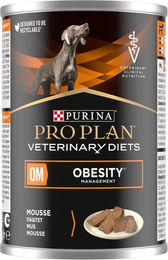 Produktbild von Purina Pro Plan Veterinary Diets Canine OM Obesity Management Mousse zur Gewichtsreduktion für Hunde 400 g