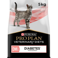 Produktbild von Purina Pro Plan Veterinary Diets DM Diabetes Management Trockenfutter für erwachsene Katzen zur Gewichtskontrolle 5 kg - 5 kg