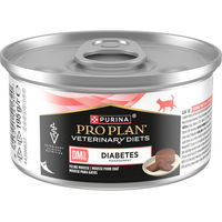 Produktbild von Purina Pro Plan Veterinary Diets Feline DM ST/OX Diabetes Management Mousse Diätfutter für erwachsene Katzen 48 x 195 g