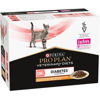 Produktbild von Purina Pro Plan Veterinary Diets Feline DM ST/OX Diabetes Management Nassfutter Huhn für erwachsene Katzen 20 x 85 g - 20 x 85 g