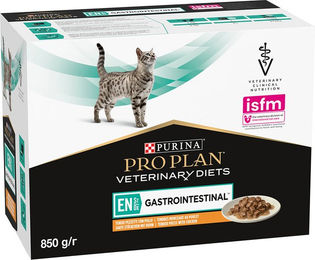 Produktbild von Purina Pro Plan Veterinary Diets Feline EN ST/OX Gastrointestinal Nassfutter Huhn für Katzen 20 x 85 g