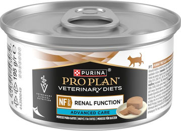 Produktbild von Purina Pro Plan Veterinary Diets Feline NF Advanced Care Mousse Diätfutter für erwachsene Katzen zur Unterstützung der Nierenfunktion 48 x 195 g