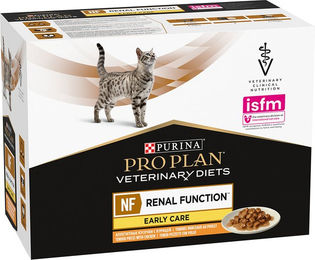 Produktbild von Purina Pro Plan Veterinary Diets Feline NF Early Care Huhn Nassfutter für Katzen Adult 10 x 85 g - 10 x 85 g