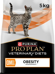 Purina Pro Plan Veterinary Diets Feline OM Trockenfutter zur Gewichtsreduktion und Harnwegskontrolle für erwachsene Katzen 5 kg - 5 kg – Bild 1 von 13