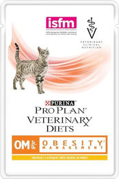Purina Pro Plan Veterinary Diets OM Obesity Management Katzen Nassfutter Huhn Adult 10 x 85g zur Gewichtsreduktion - 10 x 85 g – Bild 1 von 2
