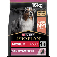 Produktbild von Purina Pro Plan Veterinary Medium Adult Sensitive Skin Hundefutter mit Lachs für Haut und Fell 16 kg