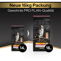 Produktbild von Purina Pro Plan Veterinary Medium & Large Adult 7+ Sensitive Skin Hundefutter mit Lachs für Haut und Fell 16 kg
