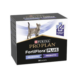 Purina ProPlan FortiFlora Plus Probiotika Pulver für Katzen zur Unterstützung der Magen-Darm-Gesundheit 30 Beutel x 1,5 Gramm – Bild 1 von 3