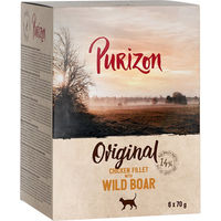Produktbild von Purizon Adult Hundefutter Getreidefrei Huhn und Wildschwein 12 x 70 g - 12 x 70 g