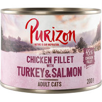 Produktbild von Purizon Adult Nassfutter für Hunde Hühnerfilet mit Stückchen in Sauce getreidefrei 6 x 200 g - 6 x 200 g