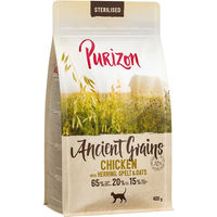 Produktbild von Purizon Adult Sterilised Hundefutter Huhn mit Fisch mit Urgetreide 400 g - 400 g