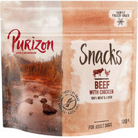 Produktbild von Purizon Belohnungssnack für Senioren Rind mit Huhn Getreidefrei 3 x 100 g - 3 x 100 g