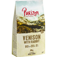Produktbild von Purizon Classic Adult Hundefutter Wild mit Kaninchen getreidefrei 2 x 12 kg - 2 x 12 kg
