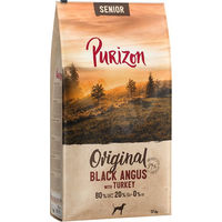 Produktbild von Purizon Classic Hundefutter Senior Black Angus-Rind mit Truthahn getreidefrei mit hohem Fleischanteil 2 x 12 kg - 2 x 12 kg