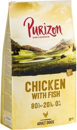 Purizon Classic Trockenfutter Adult Huhn mit Fisch getreidefrei mit hohem Fleischanteil 2 x 12 kg - 2 x 12 kg – Bild 1 von 1