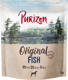 Produktbild von Purizon Fisch und Lachs Trockenfutter Adult Getreidefrei mit hohem Fleischanteil 4 x 1 kg - 4 x 1 kg